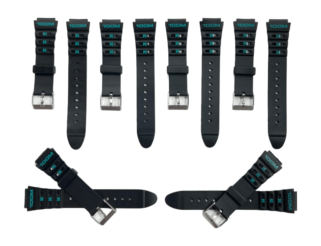 Water Resistant PVC Sport Watch Band 18MM Fits Timex, Casio and Others - Universal Jewelers & Watch Tools Inc.