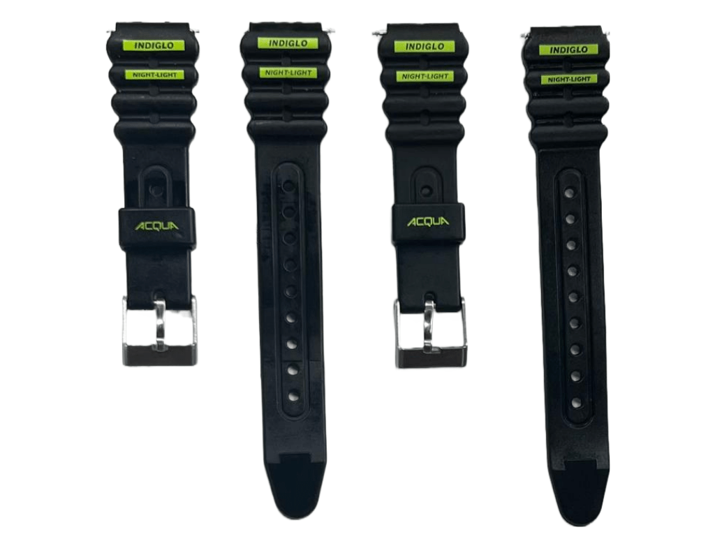 Water Resistant PVC Sport Watch Band Strap 16mm Fits Timex and Others - Universal Jewelers & Watch Tools Inc.