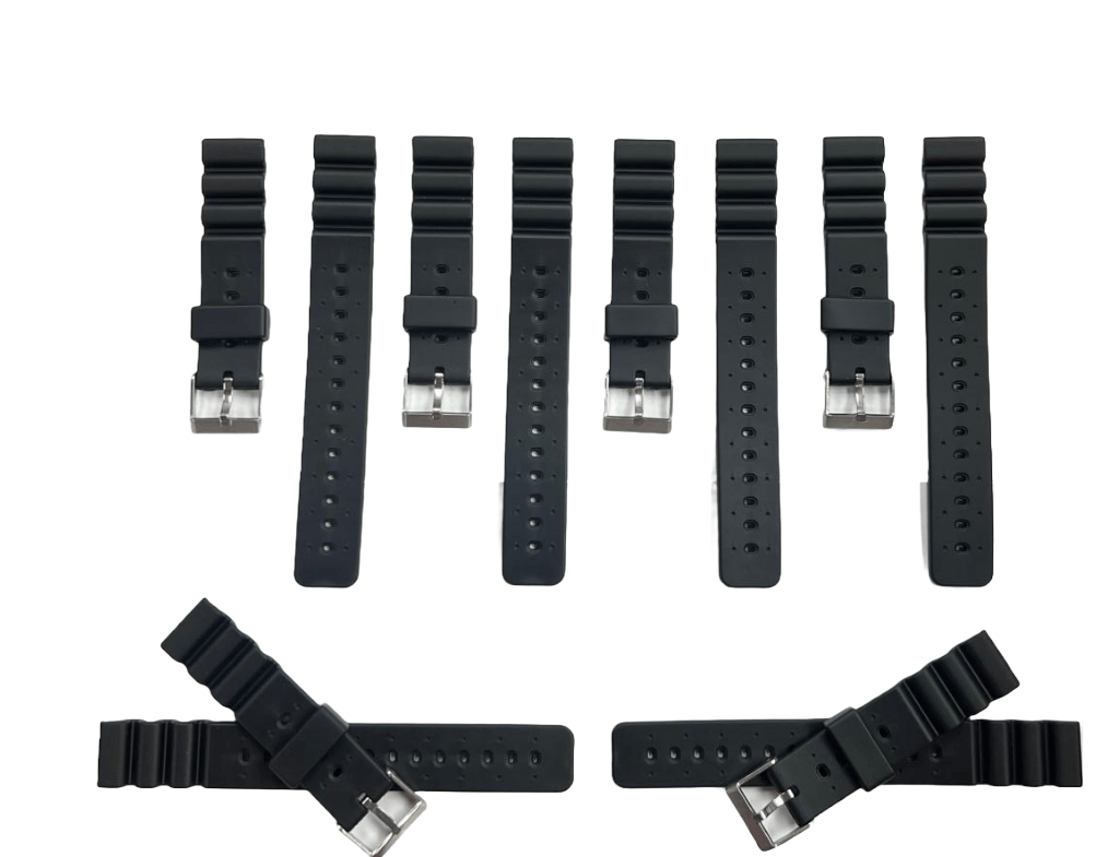 Sport Rubber Watch Band Strap Fits 18MM fits Citizen,Seiko,Casio Diver Watches - Universal Jewelers & Watch Tools Inc.