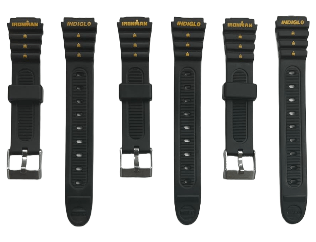 Water Resistant PVC Sport Watch Band Strap 15mm Fits Timex,Casio and Others - Universal Jewelers & Watch Tools Inc.