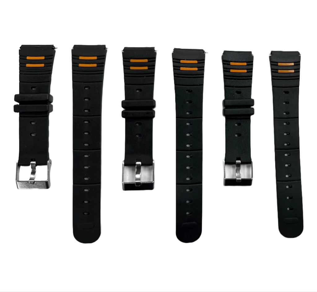 Water Resistant PVC Sport Watch Band Strap 16mm Fits Timex, Casio and others - Universal Jewelers & Watch Tools Inc.