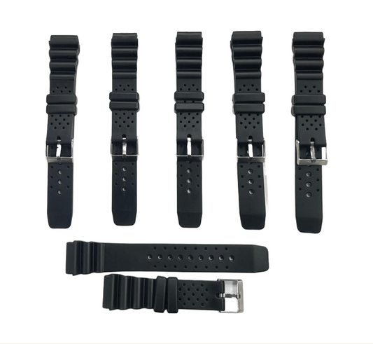Sport Rubber Watch Band Fits 20MM Fits Seiko,Casio,Citizen Diver Watches - Universal Jewelers & Watch Tools Inc.