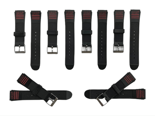 Water Resistant PVC Sport Watch Band Strap 19mm Fits Timex, Casio and others - Universal Jewelers & Watch Tools Inc.