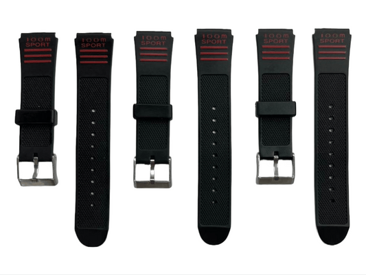 Water Resistant PVC Sport Watch Band Strap 19mm Fits Timex, Casio and others - Universal Jewelers & Watch Tools Inc.