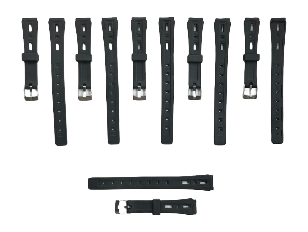 PVC Sport Watch Band Strap 14mm Fits Timex, Casio and others - Universal Jewelers & Watch Tools Inc.