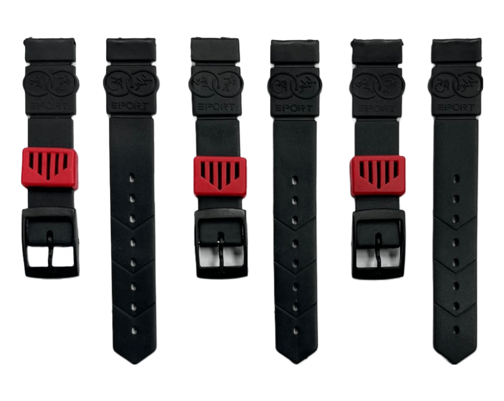 Water Resistant PVC Sport Watch Band Strap 18mm Fits Timex, Casio and others - Universal Jewelers & Watch Tools Inc.