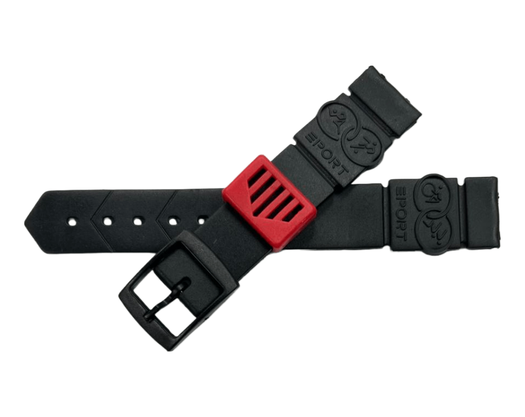 Water Resistant PVC Sport Watch Band Strap 18mm Fits Timex, Casio and others - Universal Jewelers & Watch Tools Inc.