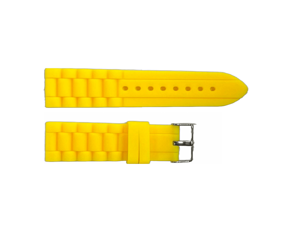 Premium Quality Soft Silicone Rubber Textured Sport Watch Band 20mm - 24mm - Universal Jewelers & Watch Tools Inc.