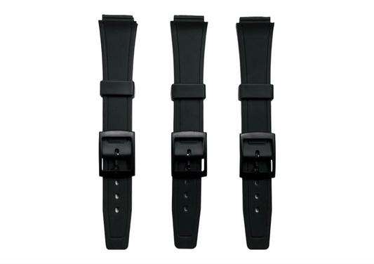 Water Resistant PVC Sliding Watch Band Strap 16mm Fits Casio and Others - Universal Jewelers & Watch Tools Inc.