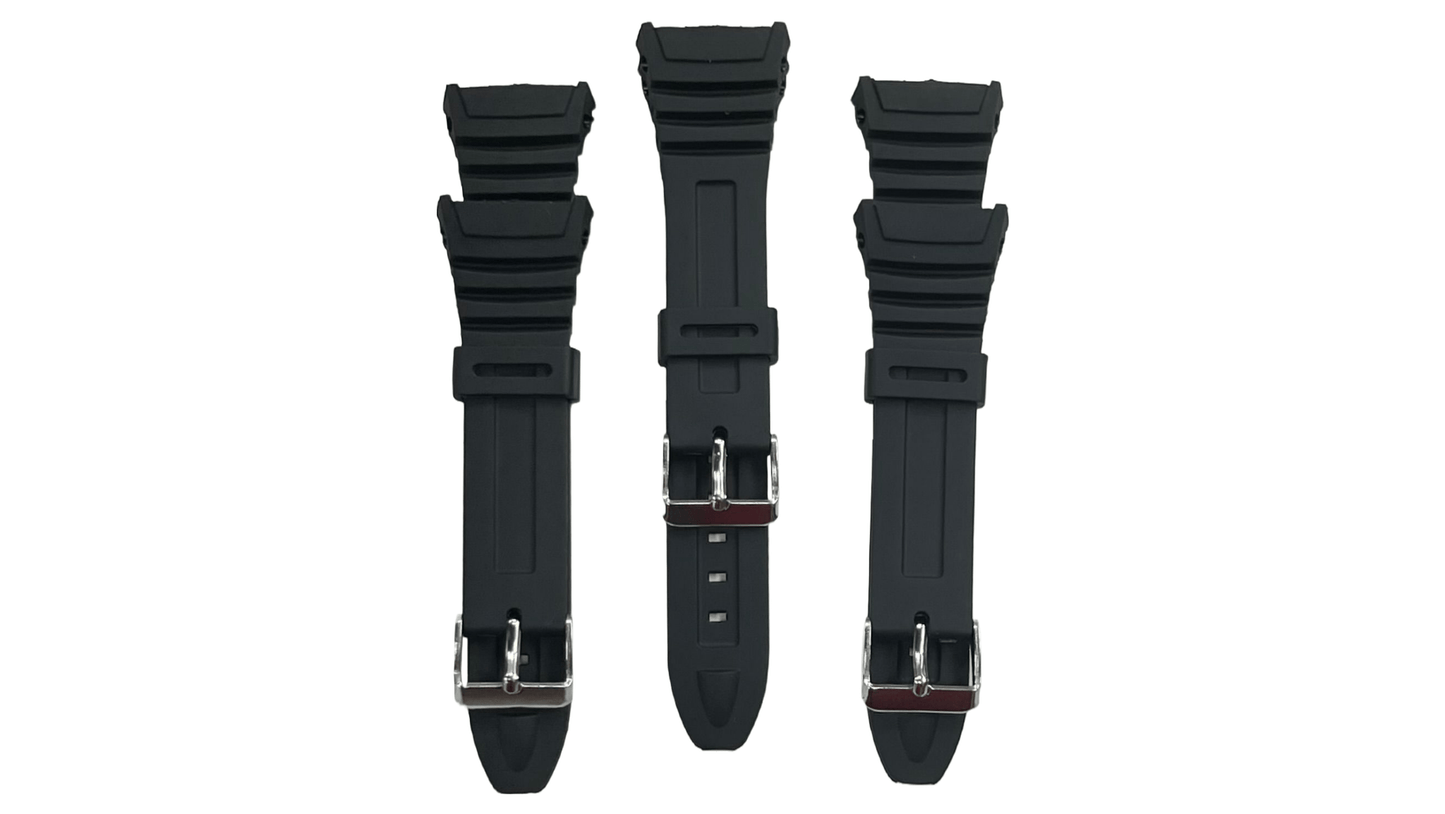 Genuine Casio Watch Band Rubber Resin Strap fits to W - 96H - 1A W - 96H - 1B W - 96H - 2A W - 96H - 3A W - 96H - 4A2 W - 96H - 9A W - 96H - 4A - Universal Jewelers & Watch Tools Inc.