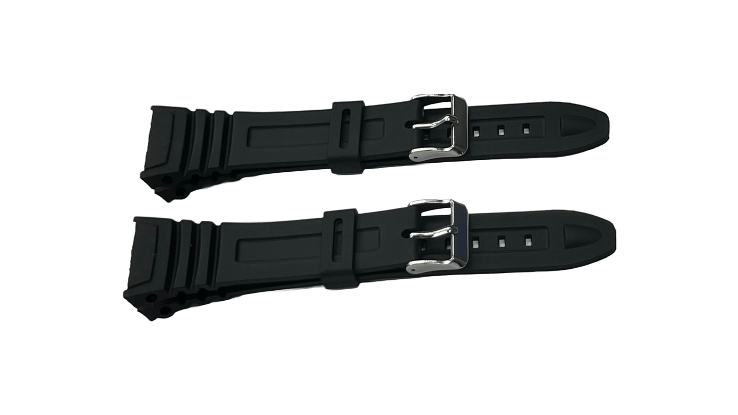Genuine Casio Watch Band Rubber Resin Strap fits to W - 96H - 1A W - 96H - 1B W - 96H - 2A W - 96H - 3A W - 96H - 4A2 W - 96H - 9A W - 96H - 4A - Universal Jewelers & Watch Tools Inc.