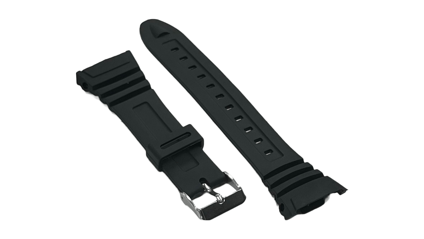 Genuine Casio Watch Band Rubber Resin Strap fits to W - 96H - 1A W - 96H - 1B W - 96H - 2A W - 96H - 3A W - 96H - 4A2 W - 96H - 9A W - 96H - 4A - Universal Jewelers & Watch Tools Inc.
