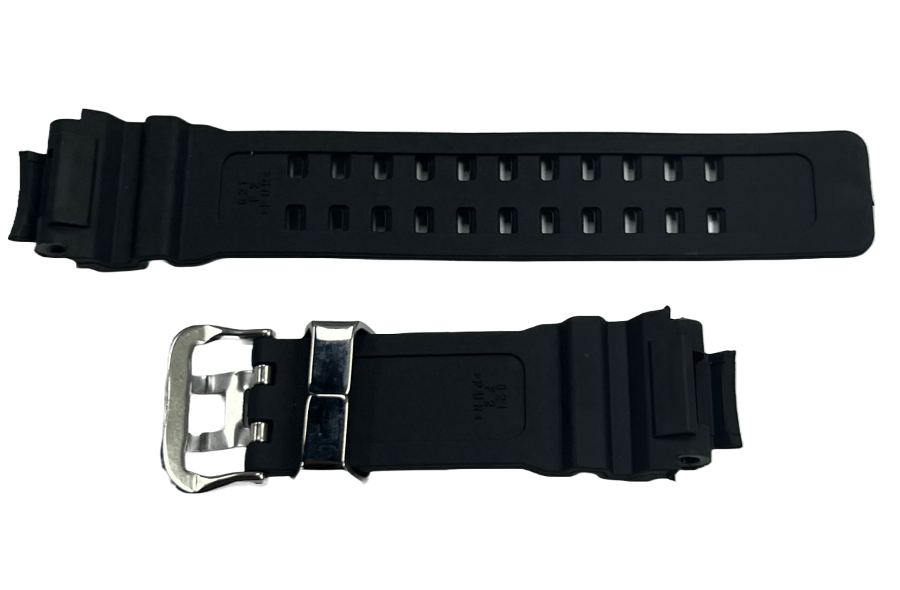Fits CASIO G - 1200B G - Shock Black Rubber Watch Band Strap G1250B GW3000B - Universal Jewelers & Watch Tools Inc.