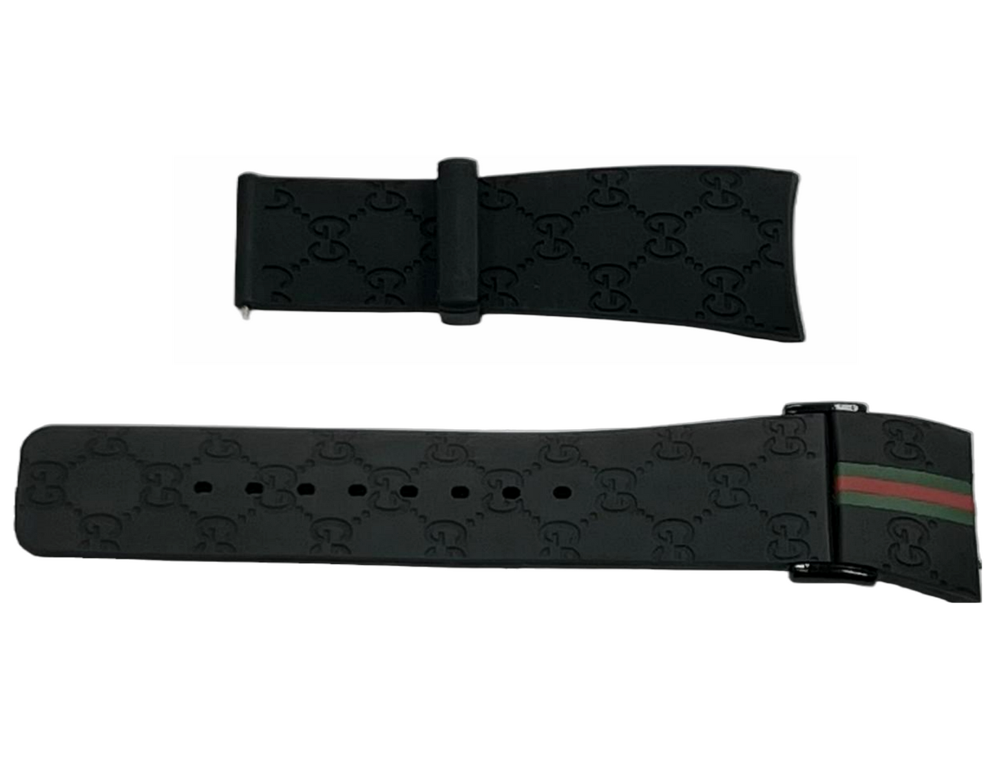 Replacement I-Gucci Rubber Multicolor Watch Band 26MM Special Edition YA114207 and others