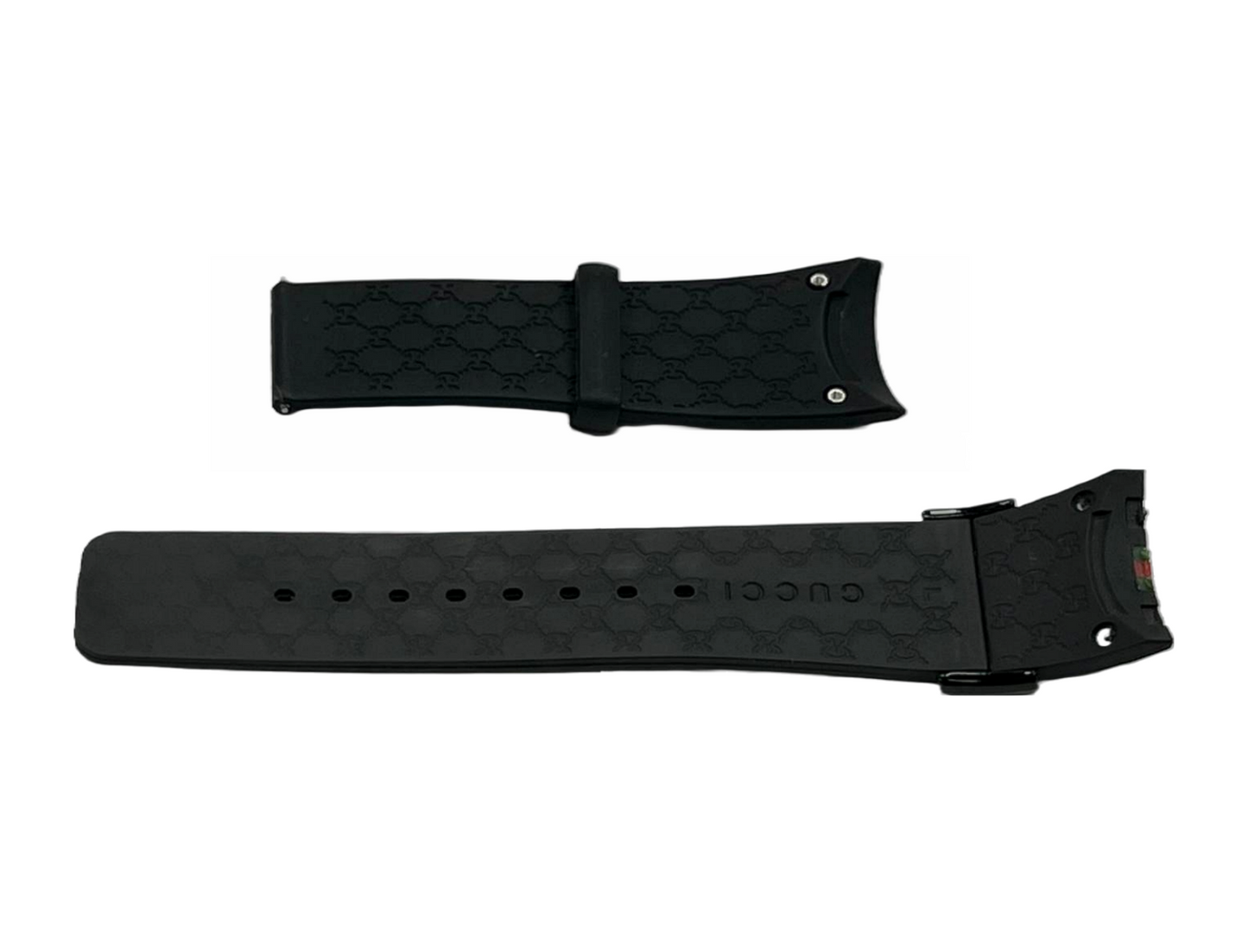 Replacement I-Gucci Rubber Multicolor Watch Band 26MM Special Edition YA114207 and others