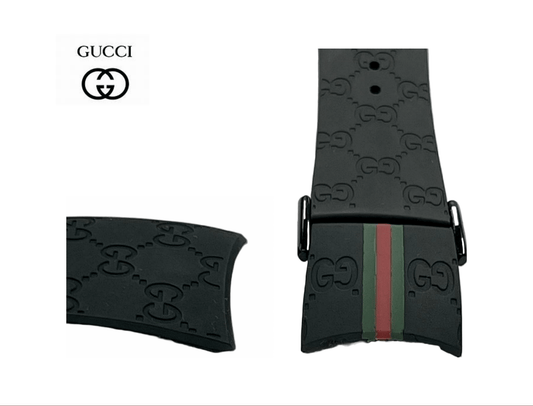 Replacement I - Gucci Rubber Multicolor Watch Band 26MM Special Edition YA114207 and others - Universal Jewelers & Watch Tools Inc.