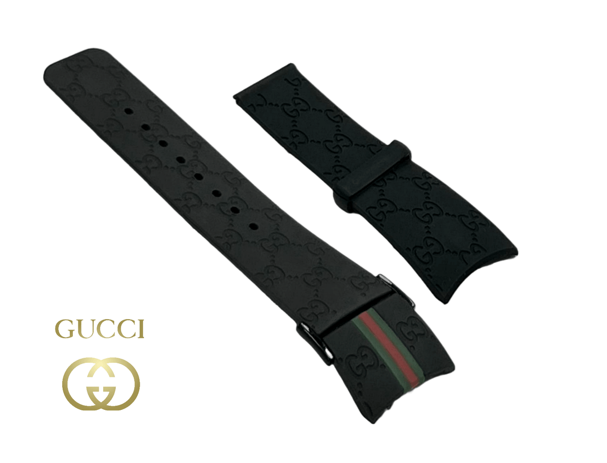 Replacement I Gucci Rubber Multicolor Watch Band 26MM Special Edition