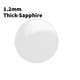 Round Flat Sapphire Watch Crystal 1.2mm Thick (Diameter 19mm to 40.0mm) - Universal Jewelers & Watch Tools Inc.