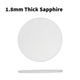 Round Flat Sapphire Watch Crystal 1.8mm Thick (Diameter 24.5mm to 37.5mm) - Universal Jewelers & Watch Tools Inc.
