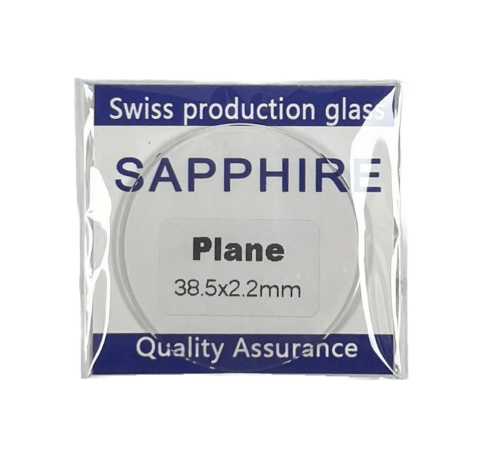 Round Flat Sapphire Watch Crystal 2.2mm Thick (Diameter 22.5mm to 38.5mm) - Universal Jewelers & Watch Tools Inc.