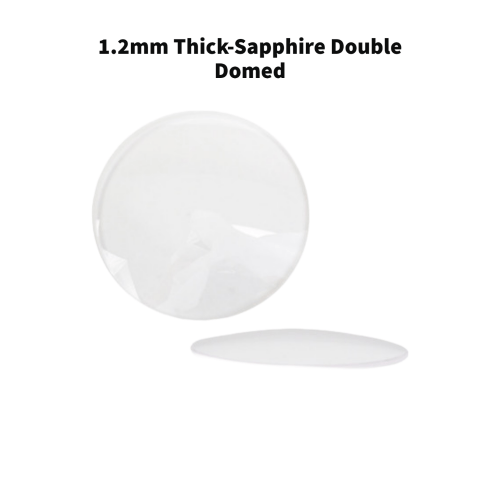 Double Domed And Round Sapphire Watch Crystal 1.2mm Thick Diameter(17.0mm - 44.5mm) - Universal Jewelers & Watch Tools Inc.