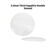 Double Domed And Round Sapphire Watch Crystal 0.8mm Thick - Universal Jewelers & Watch Tools Inc.
