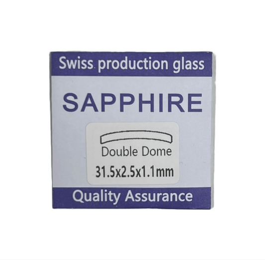 Double Domed And Round Sapphire Watch Crystal 1.1mm Thick - Universal Jewelers & Watch Tools Inc.