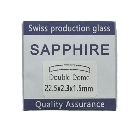 Double Domed And Round Sapphire Watch Crystal 1.5mm Thick - Universal Jewelers & Watch Tools Inc.