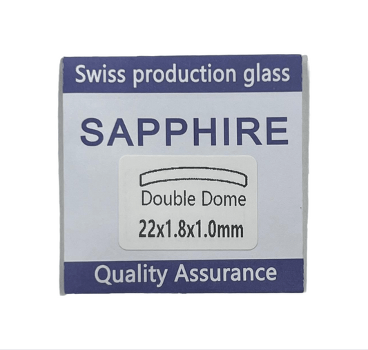 Double Domed And Round Sapphire Watch Crystal 1.0mm Thick - Universal Jewelers & Watch Tools Inc.