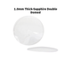 Double Domed And Round Sapphire Watch Crystal 1.0mm Thick - Universal Jewelers & Watch Tools Inc.