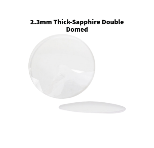 Double Domed And Round Sapphire Watch Crystal 2.3mm Thick - Universal Jewelers & Watch Tools Inc.
