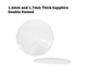 Double Domed And Round Sapphire Watch Crystal 1.6mm and 1.7mm Thick - Universal Jewelers & Watch Tools Inc.