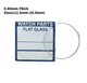 Watch Crystal Flat Round Mineral Glass Crystal 0.80mm Thick (12.5mm - 20.9mm) - Universal Jewelers & Watch Tools Inc.