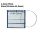 Watch Crystal Flat Round Mineral Glass Crystal 1mm Thick (32.0mm - 41.9mm) - Universal Jewelers & Watch Tools Inc.