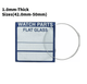 Watch Crystal Flat Round Mineral Glass Crystal 1mm Thick (42.0mm - 50.0mm) - Universal Jewelers & Watch Tools Inc.