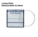 Watch Crystal Flat Round Mineral Glass Crystal 1.5mm Thick (26.0mm - 31.9mm) - Universal Jewelers & Watch Tools Inc.