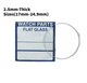 Watch Crystal Flat Round Mineral Glass Crystal 2.5mm Thick (17.0mm - 24.9mm) - Universal Jewelers & Watch Tools Inc.