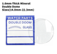 Watch Crystal Double Domed Round Mineral Glass Crystal 1.0mm Thick (14.0mm - 22.3mm) - Universal Jewelers & Watch Tools Inc.