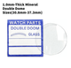 Watch Crystal Double Domed Round Mineral Glass Crystal 1.0mm Thick (30.8mm - 37.3mm) - Universal Jewelers & Watch Tools Inc.