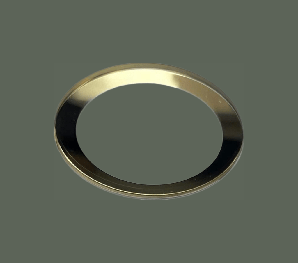 Watch Crystal with Yellow Golden Movado Bold Flat Crystal Size 43.5MM Thickness 1.8mm for Movado Watch Model 3600101, 3600275, 3600337 - Universal Jewelers & Watch Tools Inc.