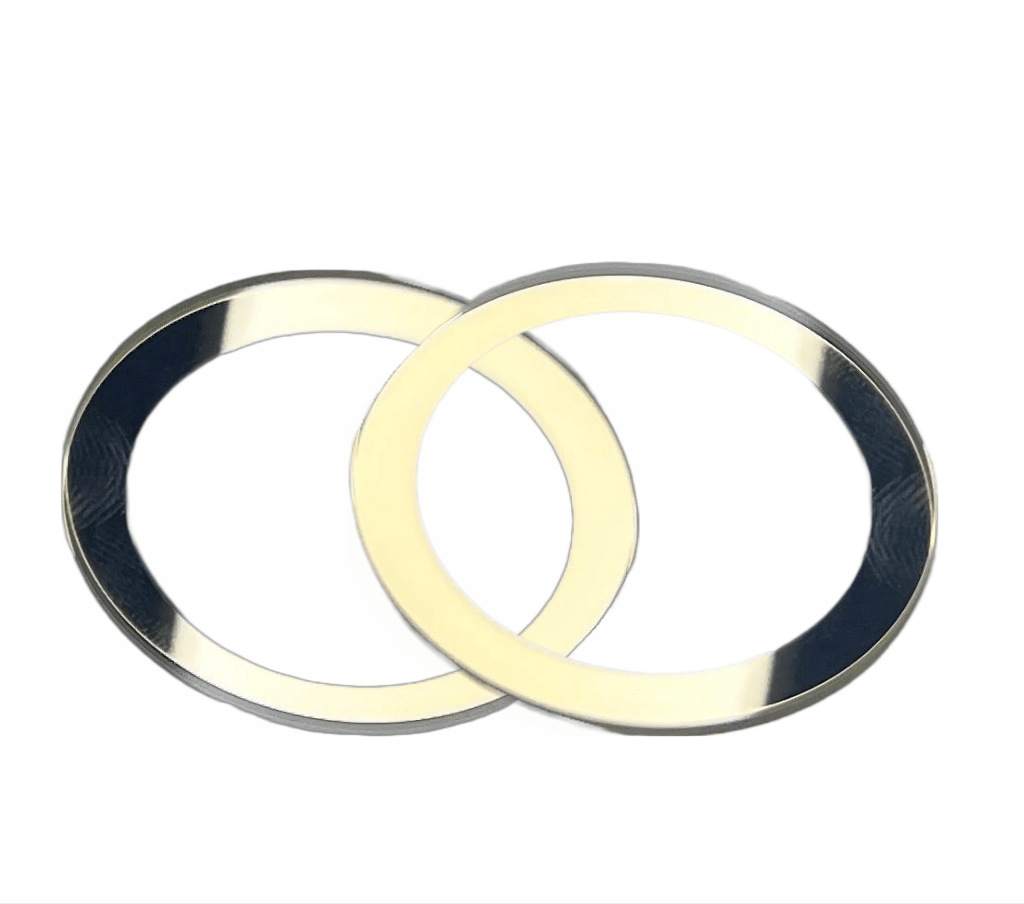 Watch Crystal with Yellow Golden Border Diameter 30.0 MM to 42.5 MM Thickness 1.5 MM best fit Movado Bold Watch Series - Universal Jewelers & Watch Tools Inc.