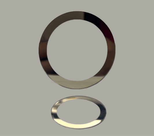 Watch Crystal with Yellow Golden Border Diameter 30.0 MM to 42.5 MM Thickness 1.5 MM best fit Movado Bold Watch Series - Universal Jewelers & Watch Tools Inc.