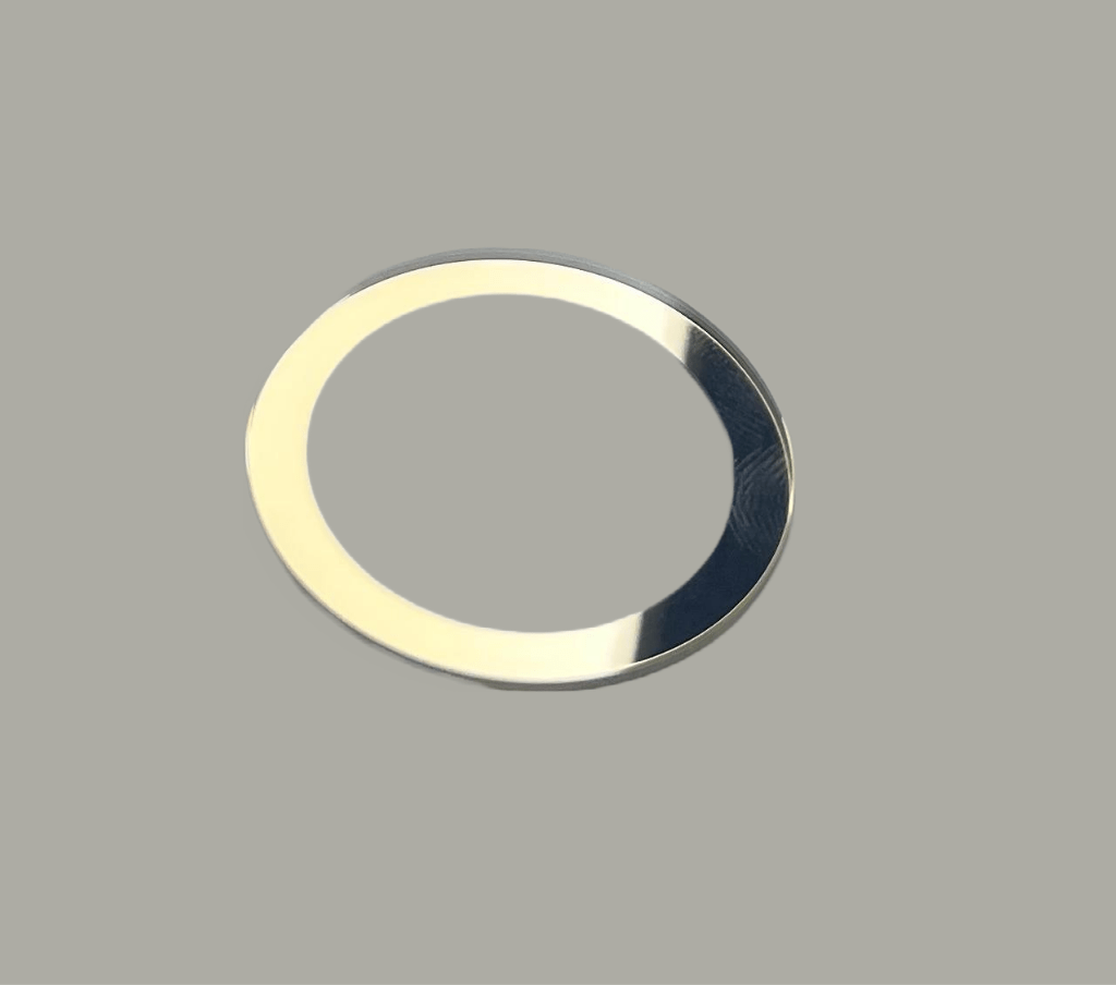 Watch Crystal with Yellow Golden Border Diameter 30.0 MM to 42.5 MM Thickness 1.5 MM best fit Movado Bold Watch Series - Universal Jewelers & Watch Tools Inc.