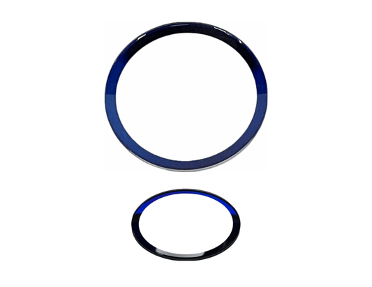 Magnified Glass Single Dome Watch Crystal with Blue Border Diameter 42.0 MM Thickness 1.5 MM Best Fit for Bulova Watch Series - Universal Jewelers & Watch Tools Inc.