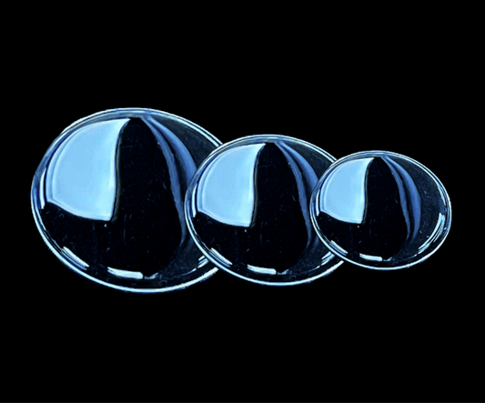 Domed Acrylic Plastic Crystals for Pocket Watch, Domed Height 3.0mm Diameter (43.2mm - 50.0mm) - Universal Jewelers & Watch Tools Inc.