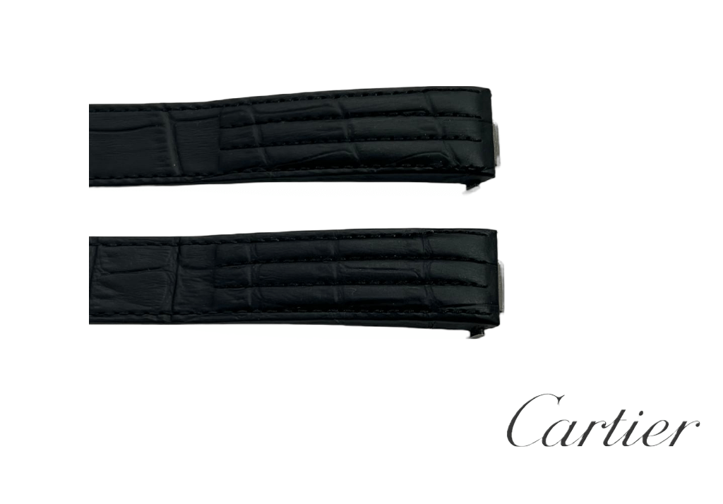 Multi - colors Replacement Cartier Roadster 19MM & 21MM Leather Band Alligator/Crocodile Grain - Universal Jewelers & Watch Tools Inc.