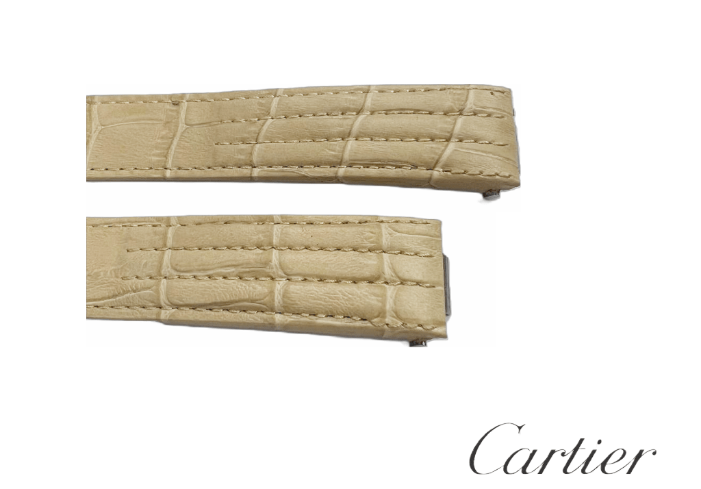 Multi - colors Replacement Cartier Roadster 19MM & 21MM Leather Band Alligator/Crocodile Grain - Universal Jewelers & Watch Tools Inc.