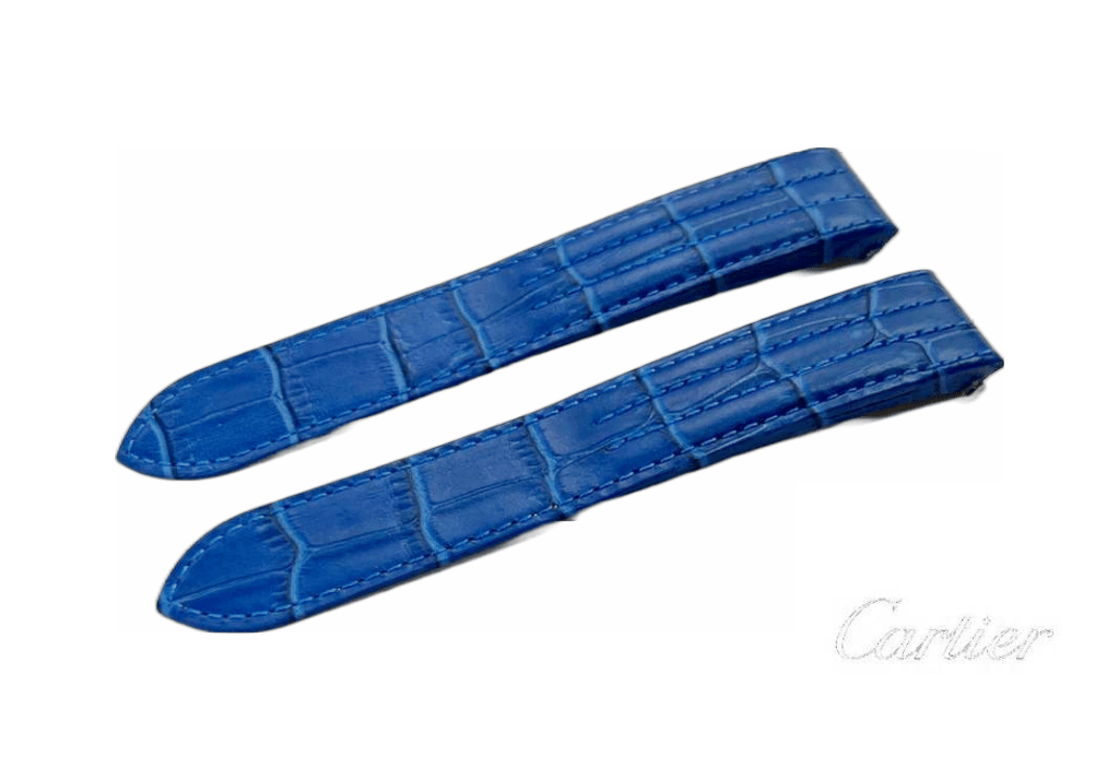 Multi - colors Replacement Cartier Roadster 19MM & 21MM Leather Band Alligator/Crocodile Grain - Universal Jewelers & Watch Tools Inc.