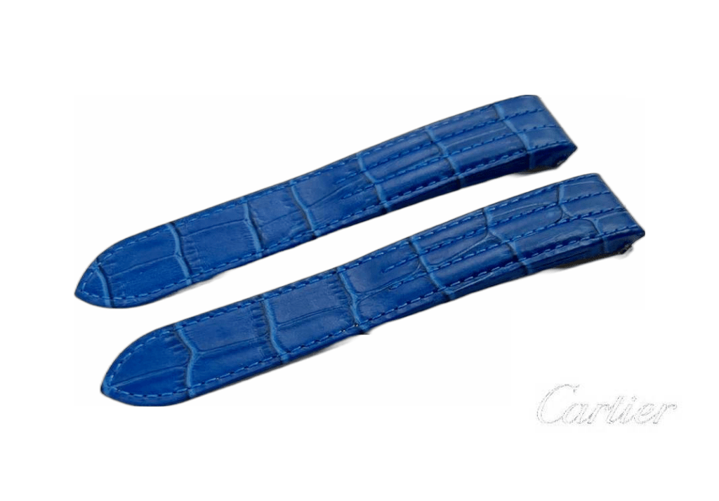 Multi - colors Replacement Cartier Roadster 19MM & 21MM Leather Band Alligator/Crocodile Grain - Universal Jewelers & Watch Tools Inc.