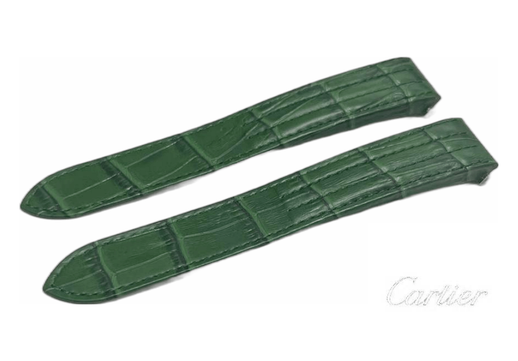 Multi - colors Replacement Cartier Roadster 19MM & 21MM Leather Band Alligator/Crocodile Grain - Universal Jewelers & Watch Tools Inc.